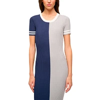 Women's STAUD  Navy/Silver Dallas Cowboys Colleen Dress