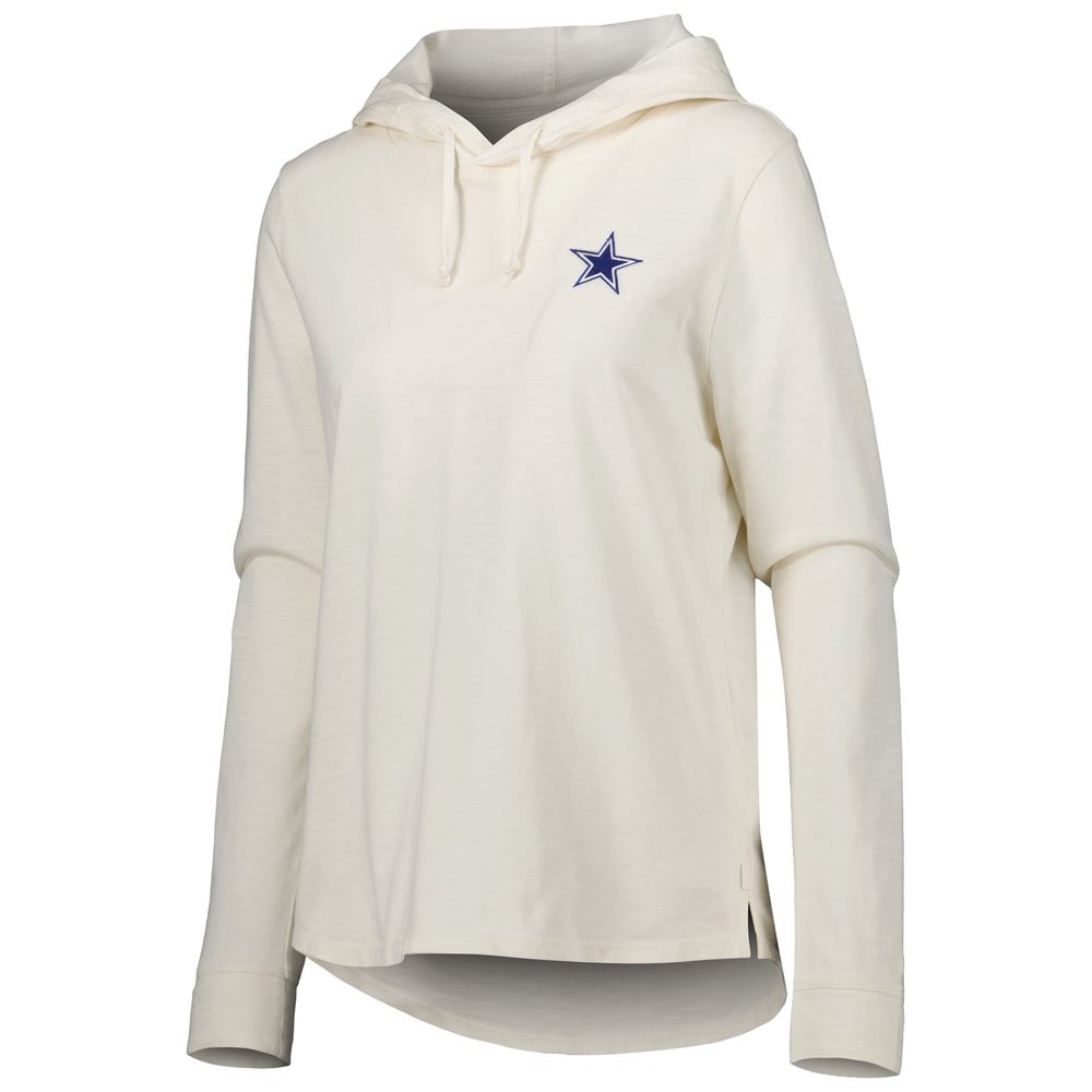 Women's Tommy Bahama Cream Dallas Cowboys Ashby Isles Jersey Pullover Hoodie