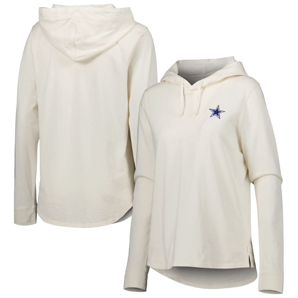 Women's Tommy Bahama Cream Dallas Cowboys Ashby Isles Jersey Pullover Hoodie