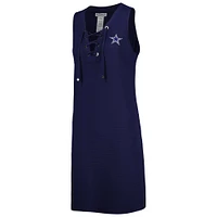 Women's Tommy Bahama Navy Dallas Cowboys Island Cays Lace-Up Dress