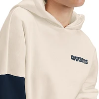 Women's Tommy Hilfiger Cream/Navy Dallas Cowboys Harriet Pullover Hoodie