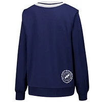 Women's Tommy Hilfiger Navy Dallas Cowboys Alice V-Neck Pullover Sweatshirt