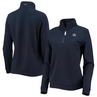 Vineyard Vines pour femmes, bleu marine, Dallas Cowboys Shep Shirt, sweat-shirt à quart de zip