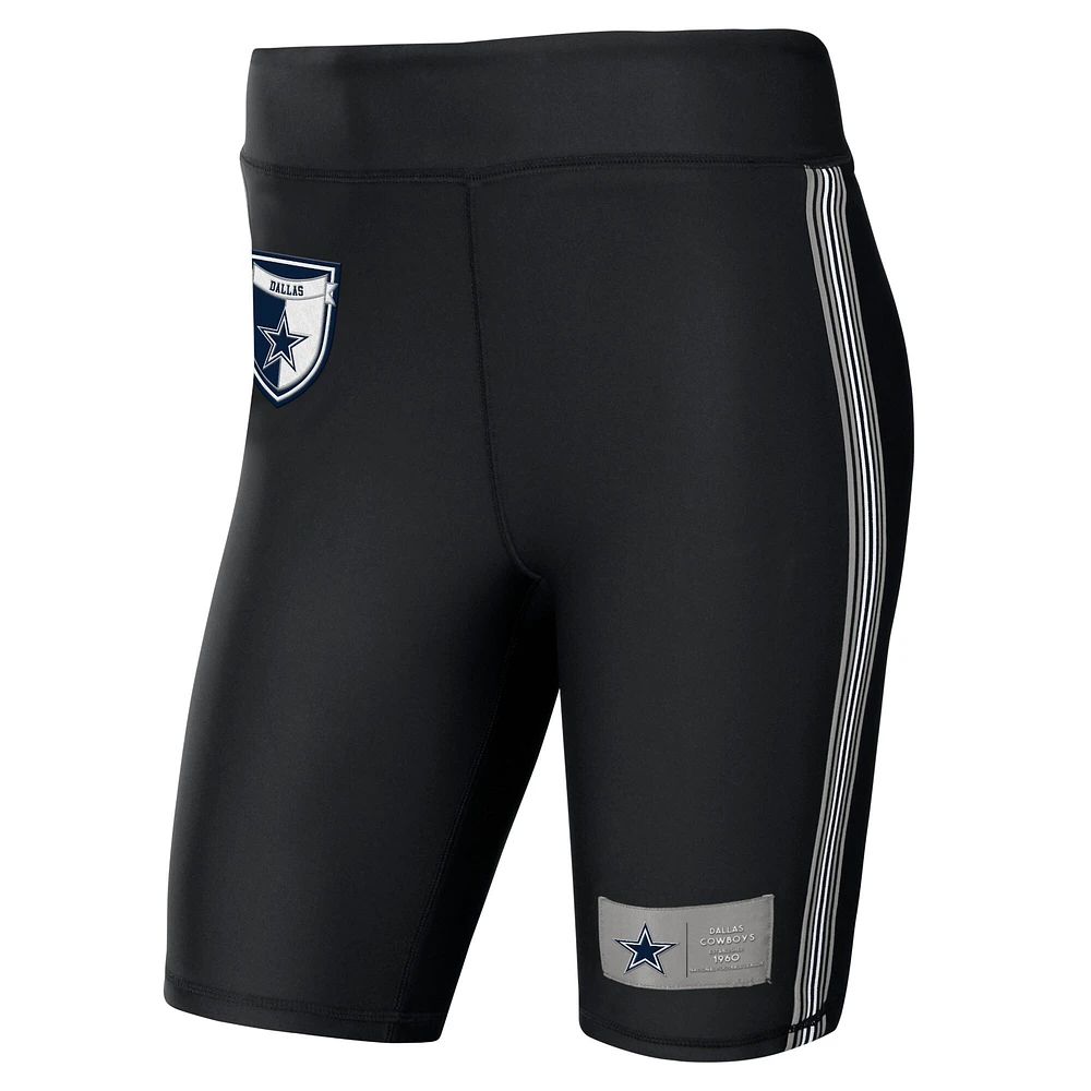 Women's WEAR by Erin Andrews Black Dallas Cowboys Biker Shorts