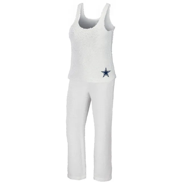 Lids Dallas Cowboys WEAR by Erin Andrews Women's Plus Cozy Scoop Neck Tank  Top & Pants Set - Cream