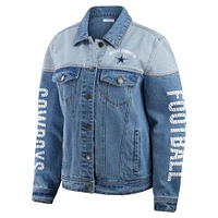 Women's WEAR by Erin Andrews  Dallas Cowboys Full-Button Denim Jacket