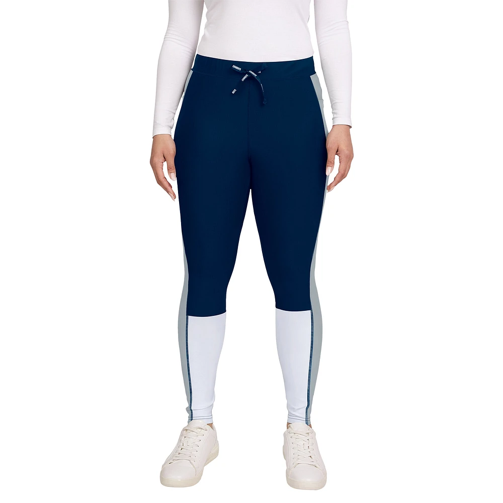 Women's WEAR by Erin Andrews Navy Dallas Cowboys Color-Block Leggings