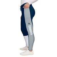 Women's WEAR by Erin Andrews Navy Dallas Cowboys Color-Block Leggings