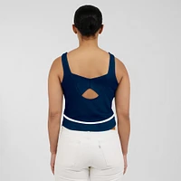 Women's WEAR by Erin Andrews Navy Dallas Cowboys Square Neck Tank Top