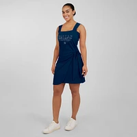 Women's WEAR by Erin Andrews  Navy Dallas Cowboys Wrap Dress