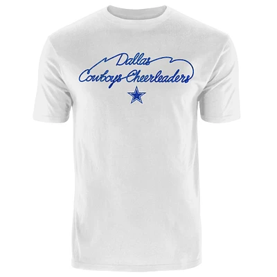 T-shirt blanc Dallas Cowboys Thunderstruck Foil pour femme