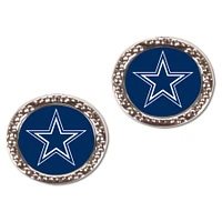 Boucles d'oreilles à tige ronde WinCraft Dallas Cowboys pour femme