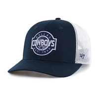 Casquette de camionneur réglable '47 bleu marine/blanc Dallas Cowboys Scramble pour jeune