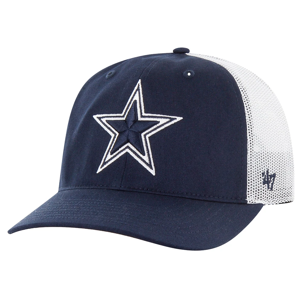 Casquette réglable de camionneur Dallas Cowboys '47 bleu marine pour jeunes