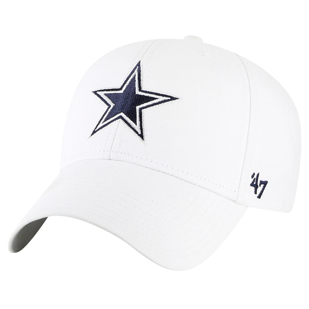 Casquette réglable MVP des Dallas Cowboys blanches '47 pour jeunes