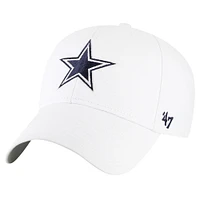 Youth '47 White Dallas Cowboys MVP Adjustable Hat