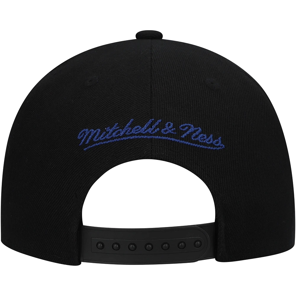 Casquette Snapback noire/bleu marine pour jeunes avec inscription de l'équipe des Cowboys de Dallas