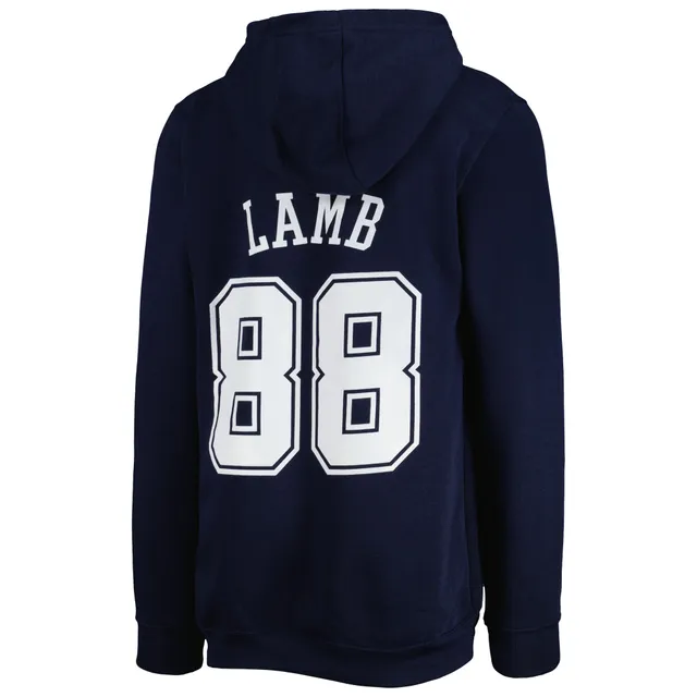 CeeDee Lamb Dallas Cowboys Youth by Name & Number Logo Long Sleeve