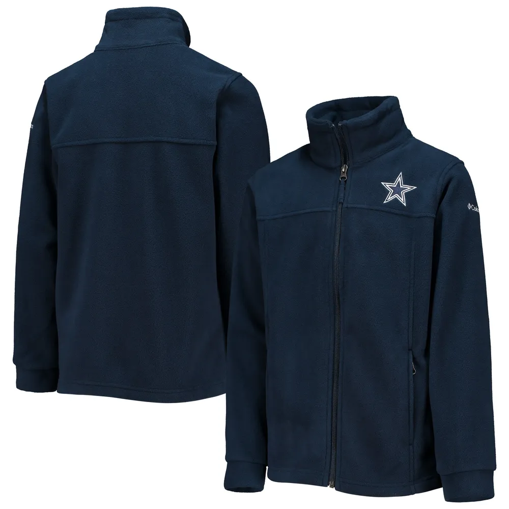 Dallas Cowboys JH Design Reversible Two Tone Fleece Jacket - Gray/Navy
