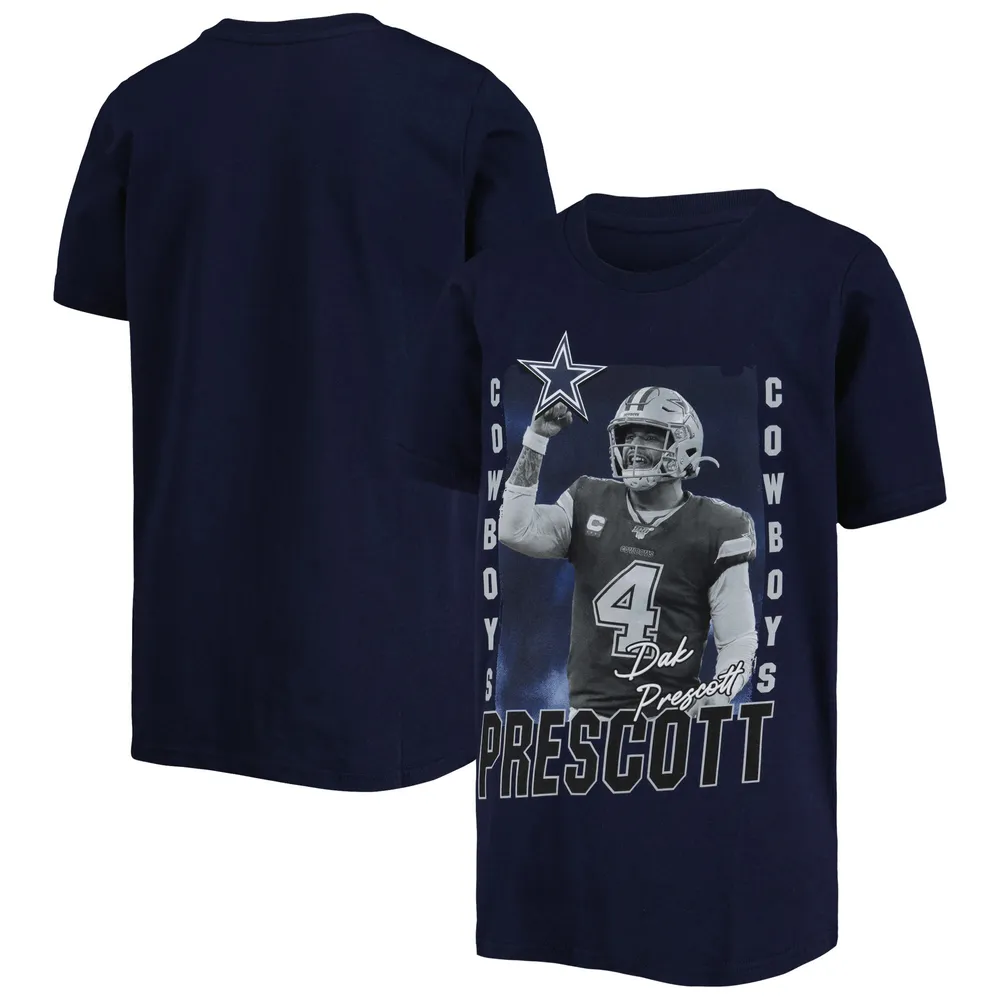 Lids Dak Prescott Dallas Cowboys Youth Play Action T-Shirt - Navy