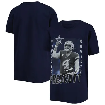 Dak Prescott Dallas Cowboys Youth Play Action T-Shirt - Navy
