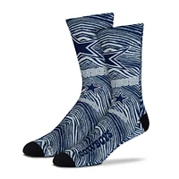 Youth For Bare Feet Dallas Cowboys Zubaz Zubified Crew Socks