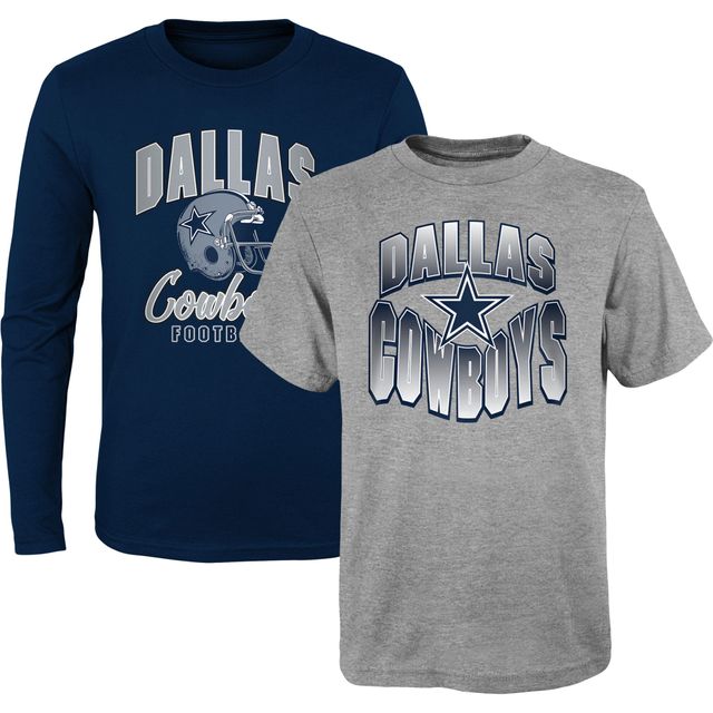 Youth Navy Dallas Cowboys Primary Logo T-Shirt