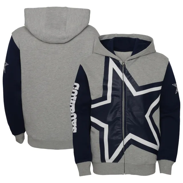 Youth Mitchell & Ness Navy Dallas Cowboys Retired Player Name & Number Pullover  Hoodie