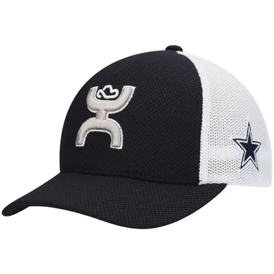 Men's HOOey Tan/White Dallas Cowboys Logo Trucker Snapback Hat