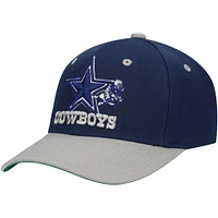 Casquette ajustable All In 2.0 bleu marine pour jeunes Mitchell & Ness des Cowboys de Dallas