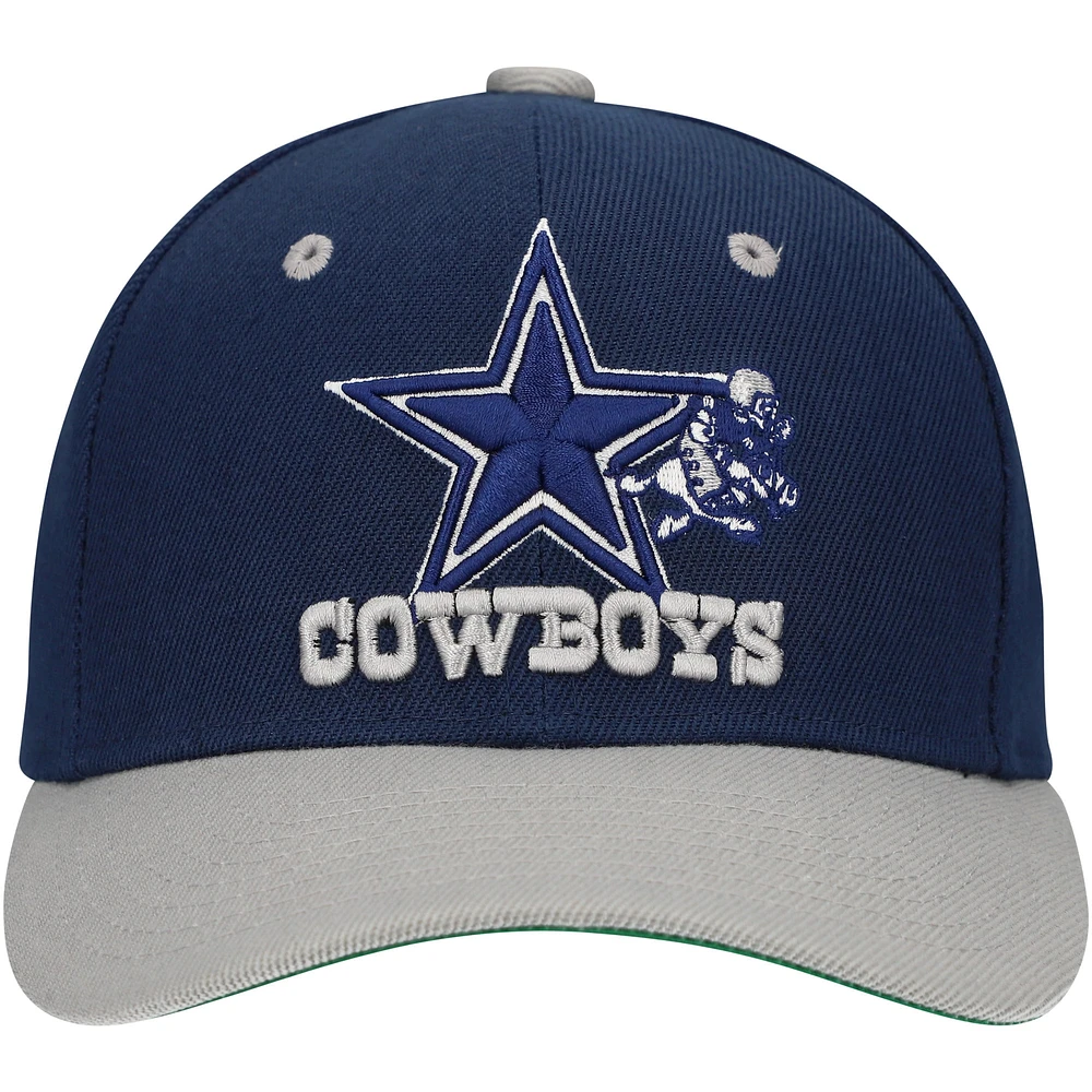 Youth Mitchell & Ness Navy Dallas Cowboys All In 2.0 Adjustable Hat