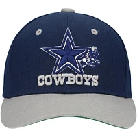 Casquette ajustable All In 2.0 bleu marine pour jeunes Mitchell & Ness des Cowboys de Dallas