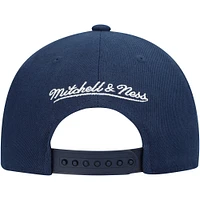 Casquette snapback à visière plate Mitchell & Ness bleu marine Dallas Cowboys Team Ground pour jeunes