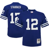 Maillot de joueur retraité Mitchell & Ness Roger Staubach Navy Dallas Cowboys Legacy