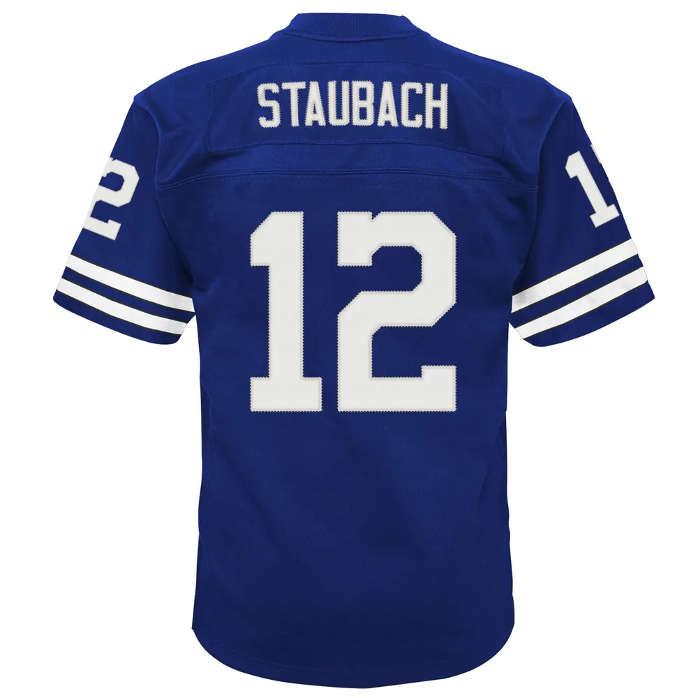 Maillot de joueur retraité Mitchell & Ness Roger Staubach Navy Dallas Cowboys Legacy