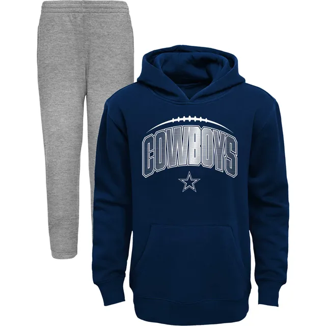 Men's Dallas Cowboys Pro Standard Heather Gray Logo Pullover Hoodie