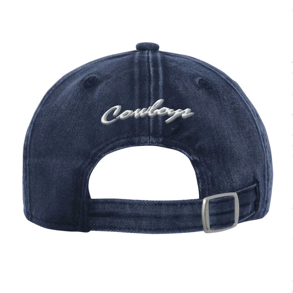 Outerstuff Youth Navy Dallas Cowboys Mineral Wash Slouch Adjustable Hat