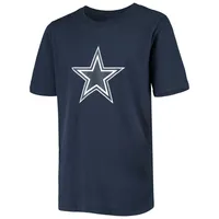 Youth Navy Dallas Cowboys Primary Logo T-Shirt