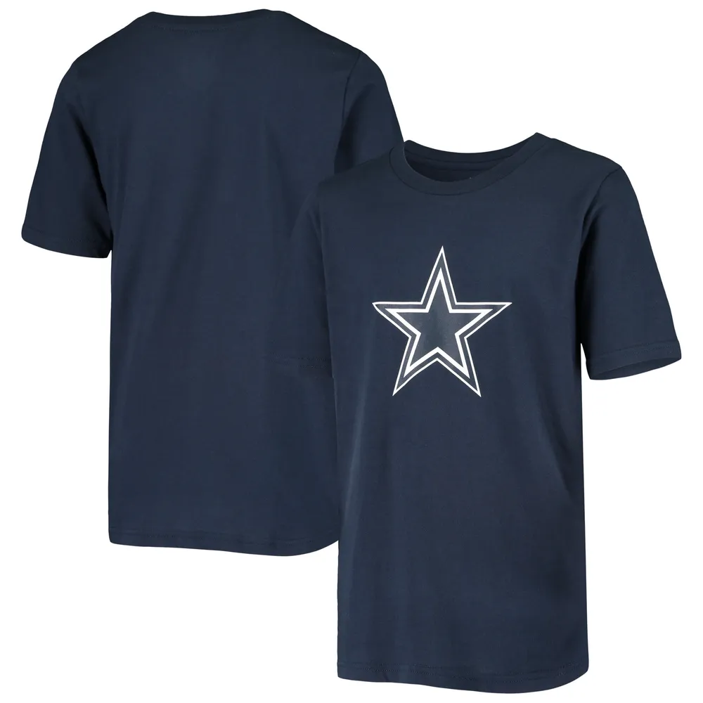 Youth Navy Dallas Cowboys Primary Logo T-Shirt