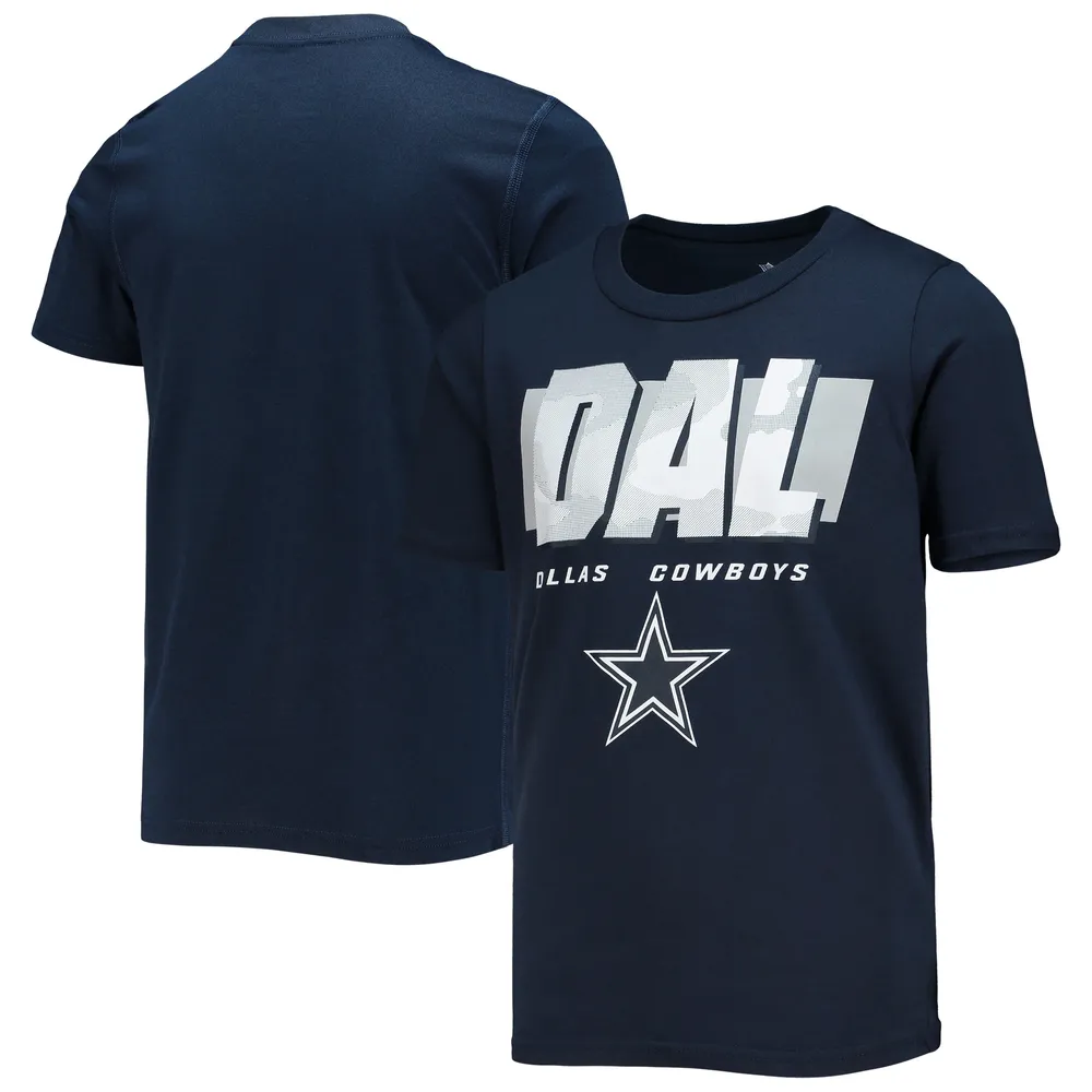 Lids Dallas Cowboys Youth Storm T-Shirt - Navy