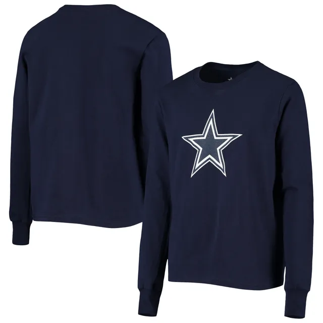 Youth Navy/Heathered Gray Dallas Cowboys For the Love of the Game