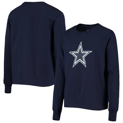 Toddler Navy Dallas Cowboys Team Logo Long Sleeve T-Shirt