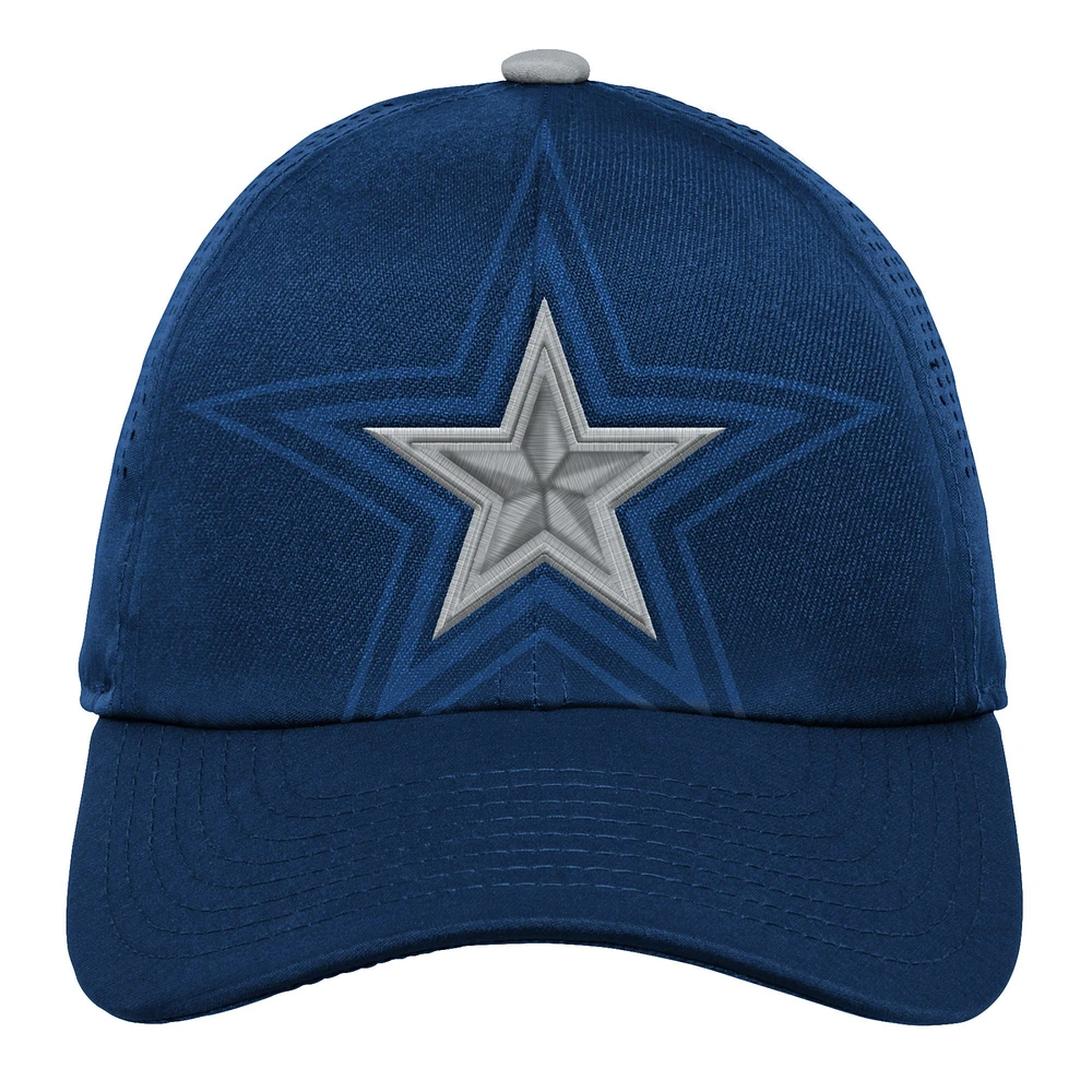 Youth Navy Dallas Cowboys Trend Adjustable Hat