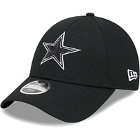 Youth New Era Black Dallas Cowboys  Main B-Dub 9FORTY Adjustable Hat