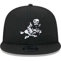 Casquette réglable de camionneur noir Dallas Cowboys Retro Joe Main B-Dub 9FIFTY New Era pour jeune