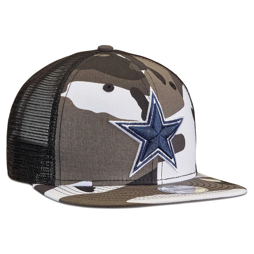 Casquette 9FIFTY Snapback Camo Dallas Cowboys Trucker New Era pour jeune