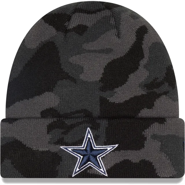 Lids Dallas Cowboys '47 Hone Patch Cuffed Knit Hat with Pom - Cream