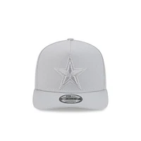 Casquette snapback A-Frame 9FIFTY grise Dallas Cowboys pour jeune New Era