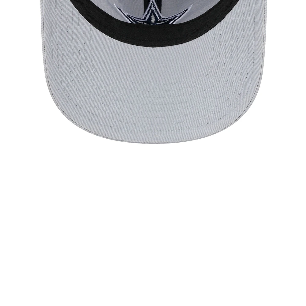 Casquette réglable New Era Dallas Cowboys Main Core Classic 2.0 9TWENTY grise pour jeune