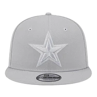 Youth New Era Gray Dallas Cowboys Tonal Color Pack 9FIFTY Snapback Hat